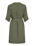 Vijosa 3/4 V-Neck Dress van Vila – Jurken voor dames | Meisjes Brugge