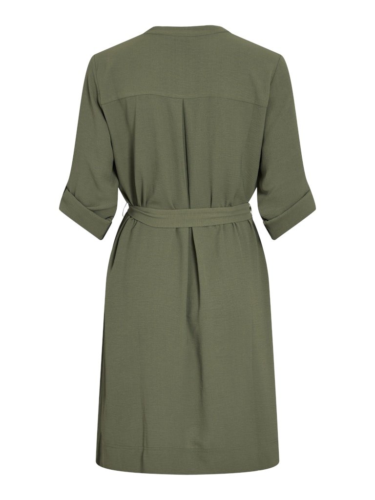 Vijosa 3/4 V-Neck Dress van Vila – Jurken voor dames | Meisjes Brugge