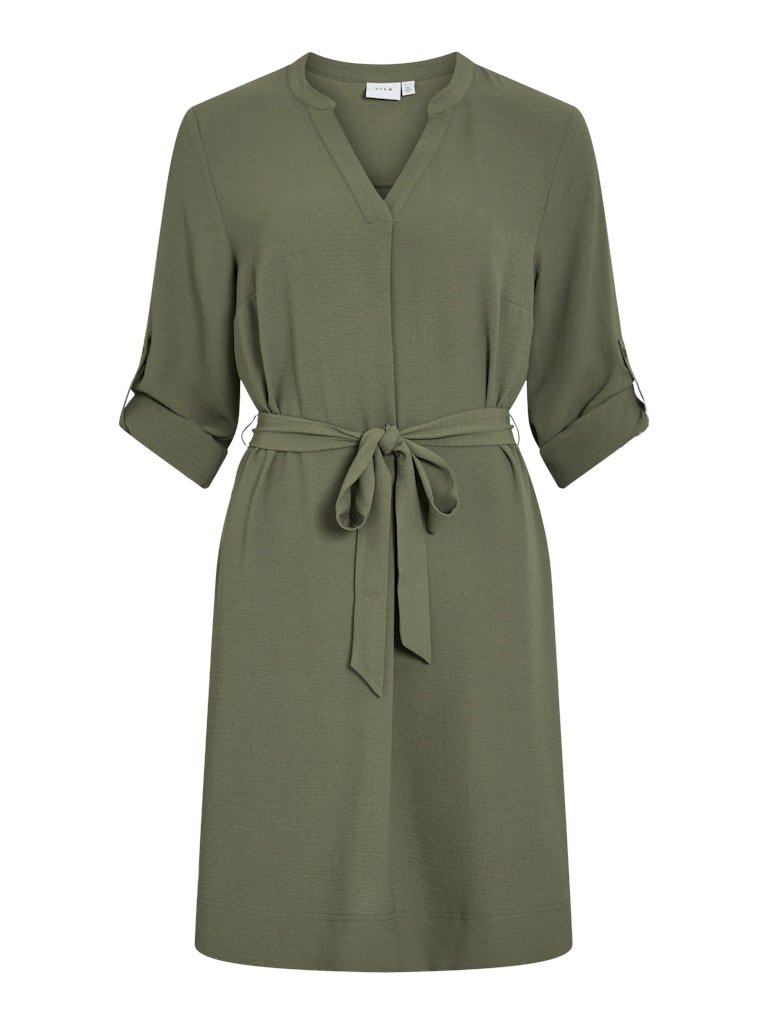 Vijosa 3/4 V-Neck Dress van Vila – Jurken voor dames | Meisjes Brugge