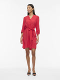 Vijosa 3/4 V-Neck Dress van Vila – Jurken voor dames | Meisjes Brugge