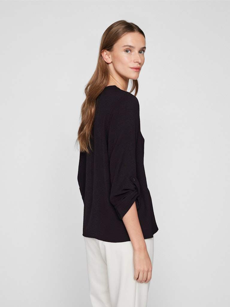 Vijosa 3/4 V-Neck Top Noos - SS25 van Vila – Tops voor dames | Meisjes Brugge