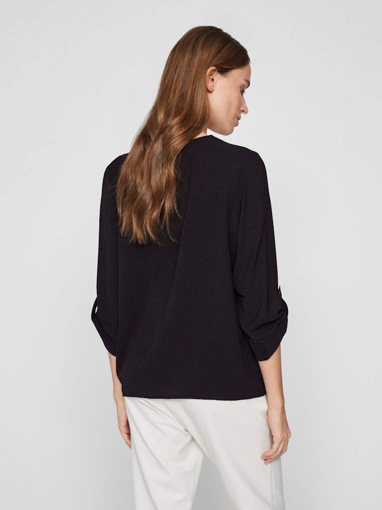Vijosa 3/4 V-Neck Top Noos - SS25 van Vila – Tops voor dames | Meisjes Brugge