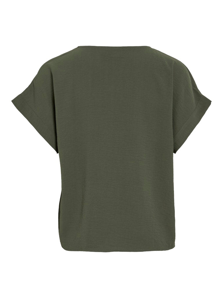 Vijosa S/S Top Noos - SS25 - koop Tops van Vila bij Meisjes Brugge