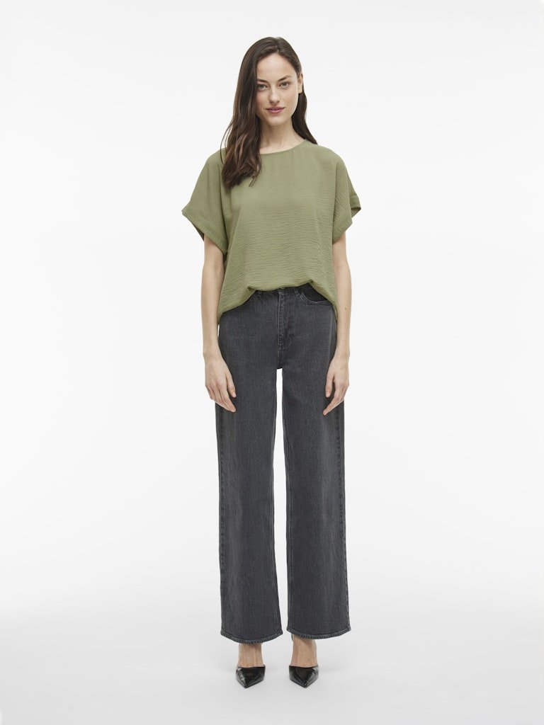 Vijosa S/S Top Noos - SS25 - koop Tops van Vila bij Meisjes Brugge