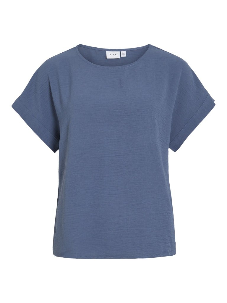 Vijosa S/S Top Noos - SS25 - koop Tops van Vila bij Meisjes Brugge