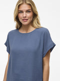 Vijosa S/S Top Noos - SS25 - koop Tops van Vila bij Meisjes Brugge