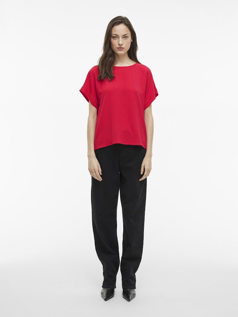 Vijosa S/S Top Noos - SS25 - koop Tops van Vila bij Meisjes Brugge