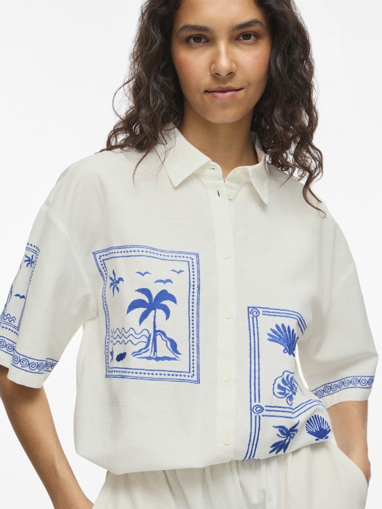 Vikam S/S Sleeve Shirt van Vila – Shirts voor dames | Meisjes Brugge