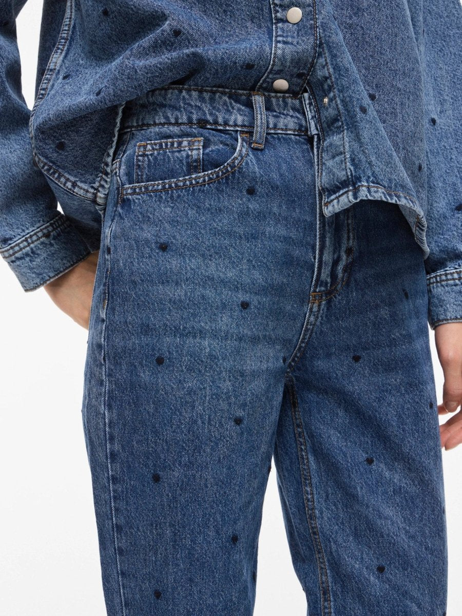Vikelly Hw Straight Denim Jeans Cre Mbd van Vila – Jeans voor dames | Meisjes Brugge