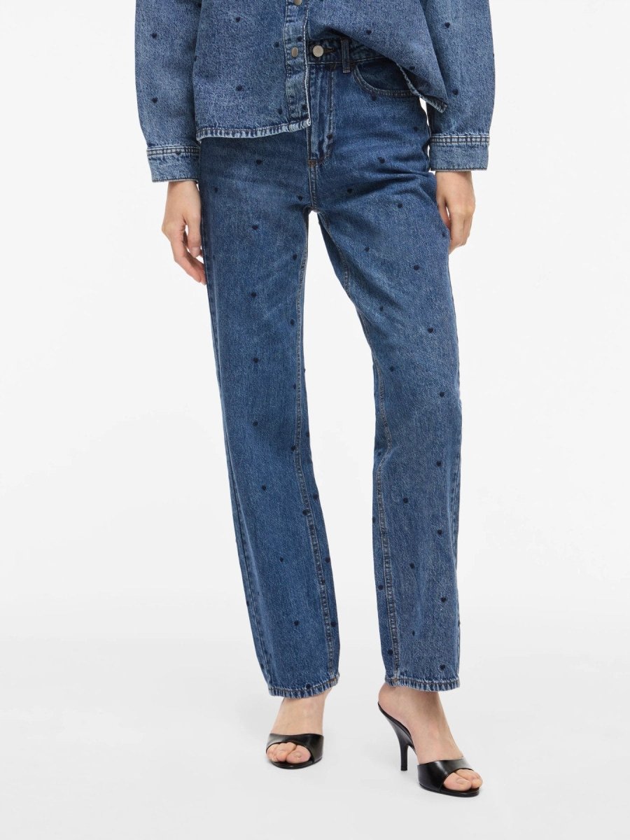 Vikelly Hw Straight Denim Jeans Cre Mbd van Vila – Jeans voor dames | Meisjes Brugge
