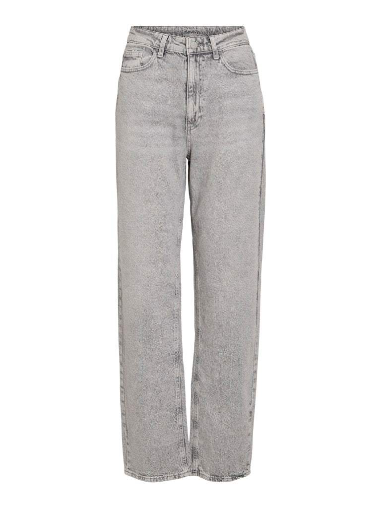 Jeans Vikelly Jaf Hw Straight Jeans - Noos Grey van Vila