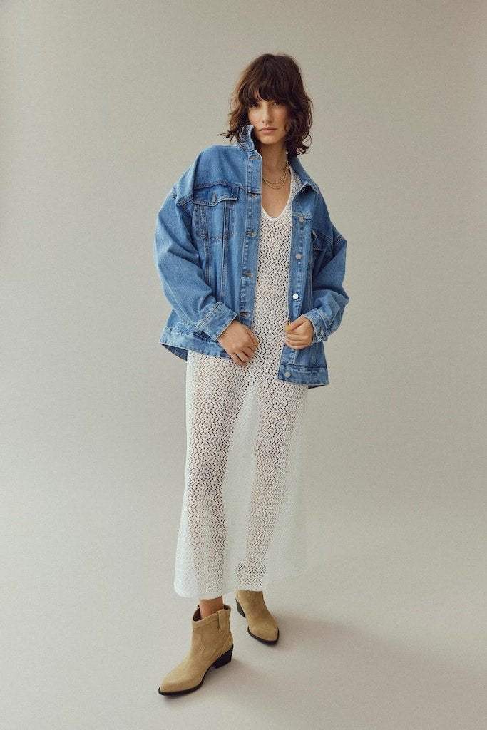 Jassen Vikira Denim Jacket van Vila