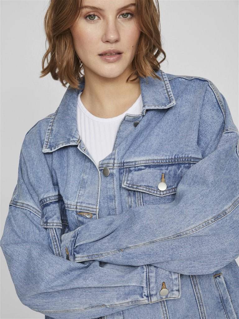 Jassen Vikira Denim Jacket van Vila