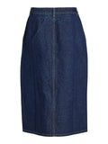 Rokken Vikira Mid Lenght Denim Skirt van Vila