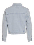 Vikira Short Denim Jacket - koop Jassen van Vila bij Meisjes Brugge