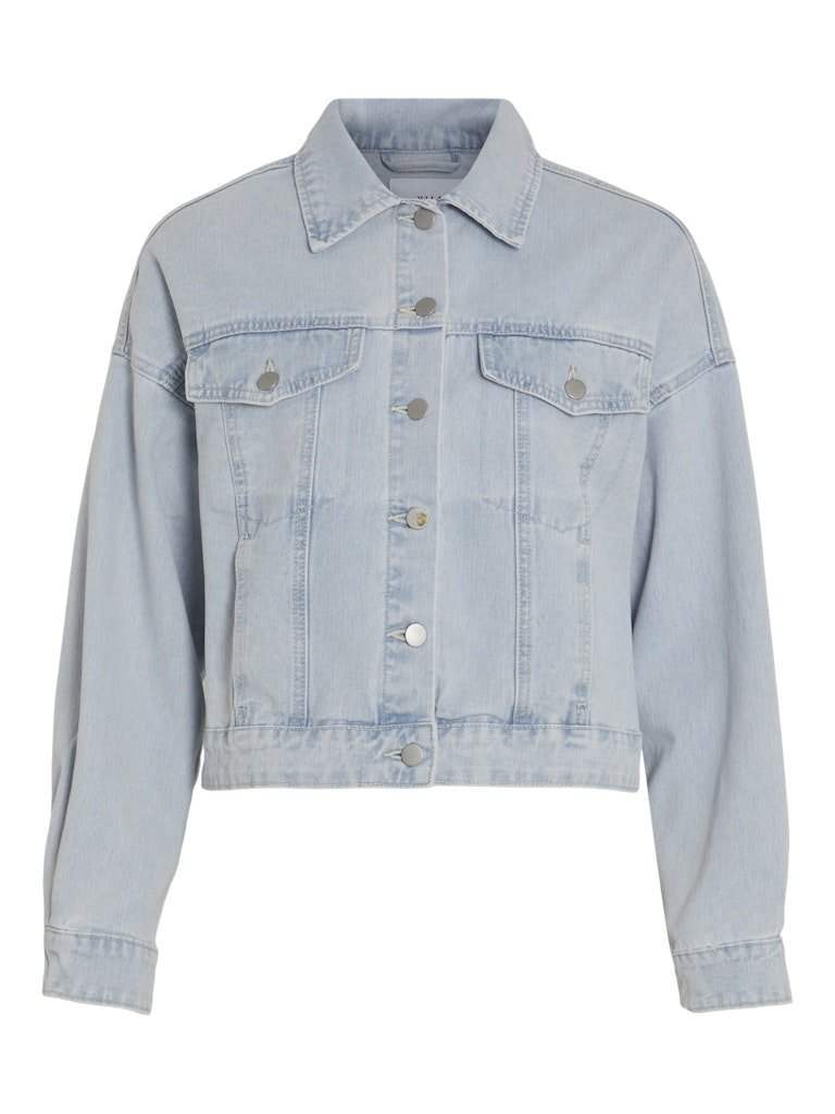 Vikira Short Denim Jacket - koop Jassen van Vila bij Meisjes Brugge