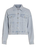 Jassen - Vikira Short Denim Jacket van Vila