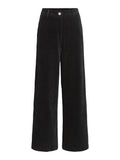 Black beauty Broeken - Vikita Rw Wide Corduroy Pants Noos van Vila