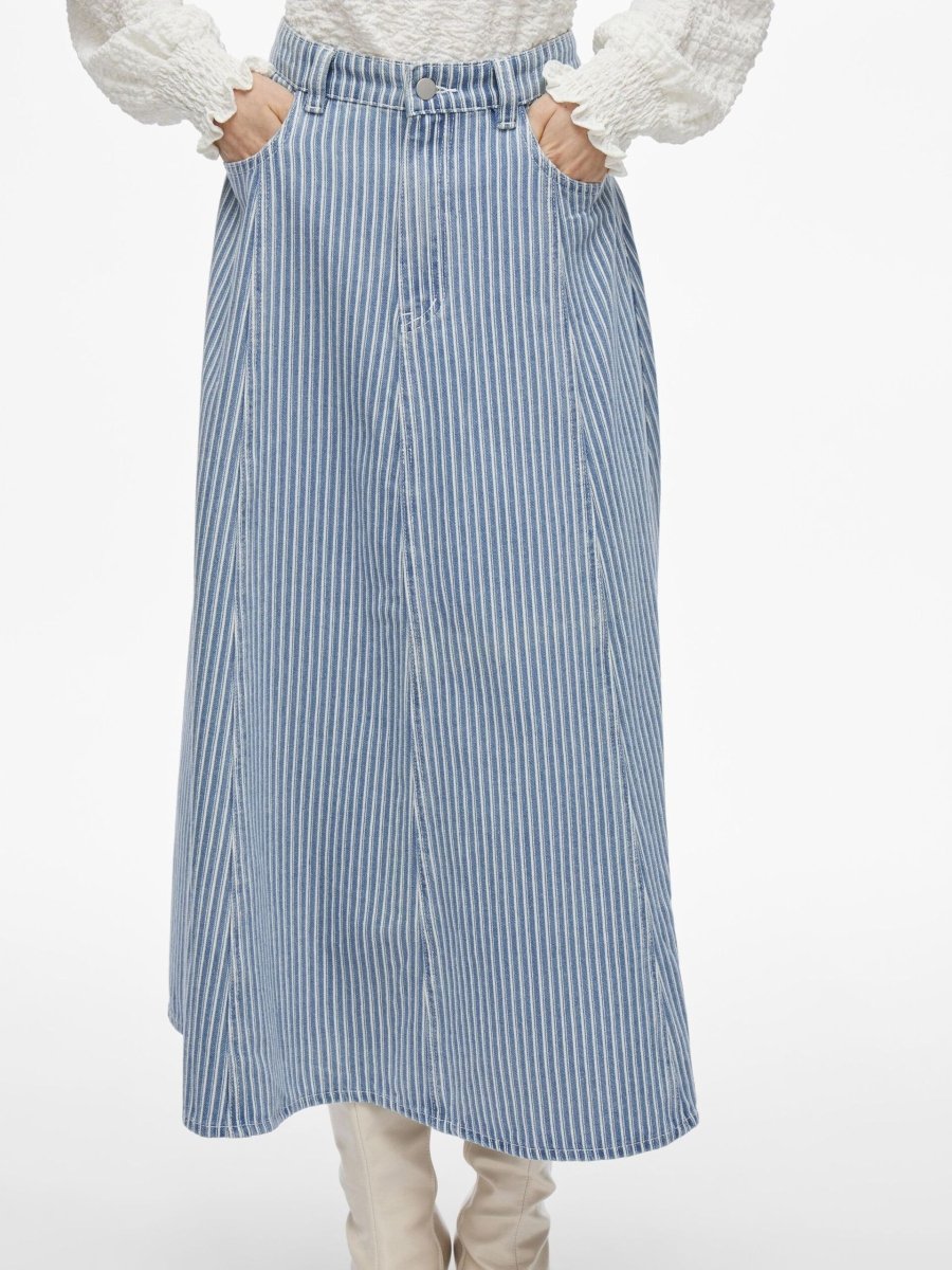 40% Vikomma Hw Midi Skirt van Vila – Rokken voor dames | Meisjes Brugge