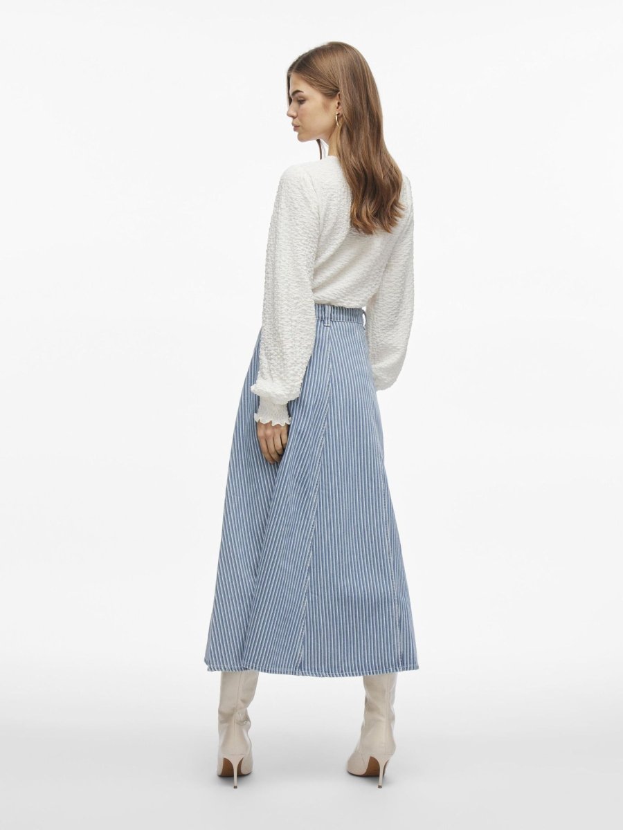 40% Vikomma Hw Midi Skirt van Vila – Rokken voor dames | Meisjes Brugge