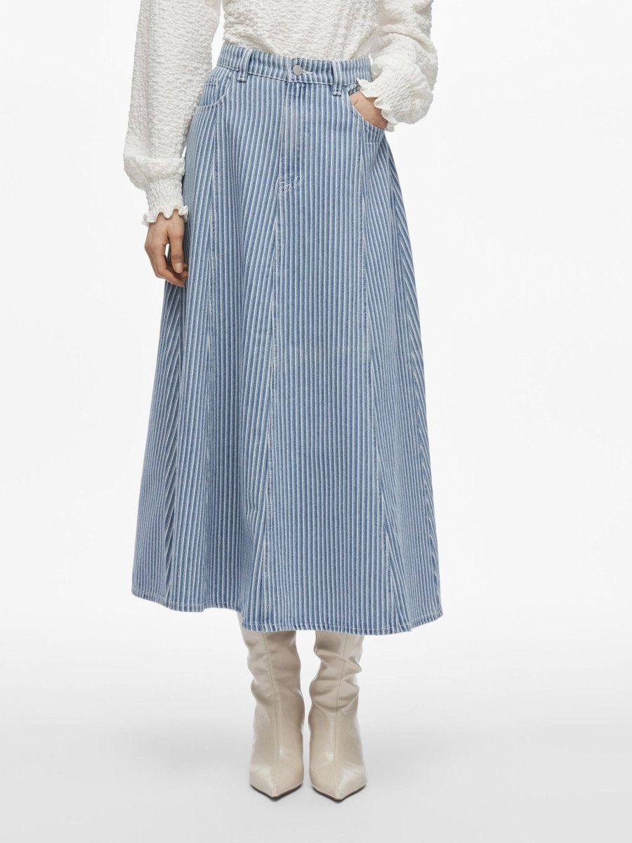 40% Vikomma Hw Midi Skirt van Vila – Rokken voor dames | Meisjes Brugge