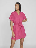 Jurken - Vilania S/S V-Neck Short Dress van Vila