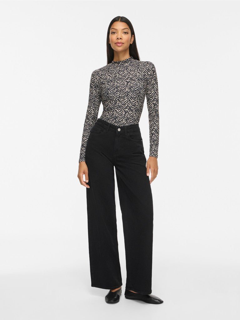 Vileoa L/S High Neck Top Noos van Vila – Tops voor dames | Meisjes Brugge