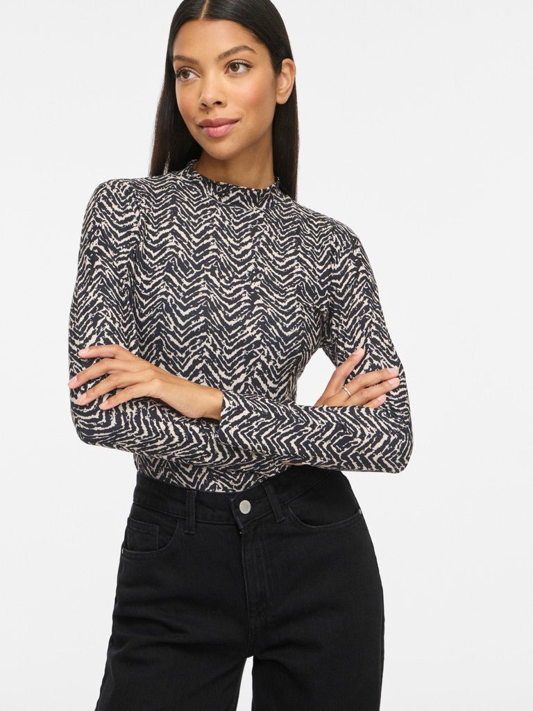 Vileoa L/S High Neck Top Noos van Vila – Tops voor dames | Meisjes Brugge