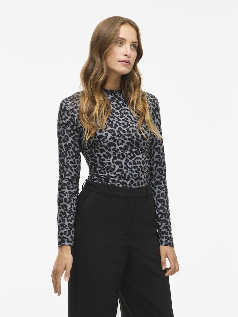 Vileoa L/S High Neck Top - Noos – Tops voor dames in kleur | Meisjes