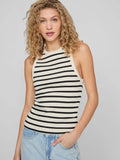 Eggnog BLACK Tops - Vilibena O-Neck S/L Top van Vila