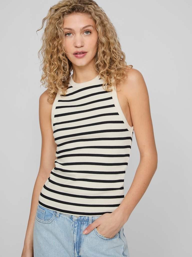 Vilibena O-Neck S/L Top van Vila – Tops voor dames | Meisjes Brugge