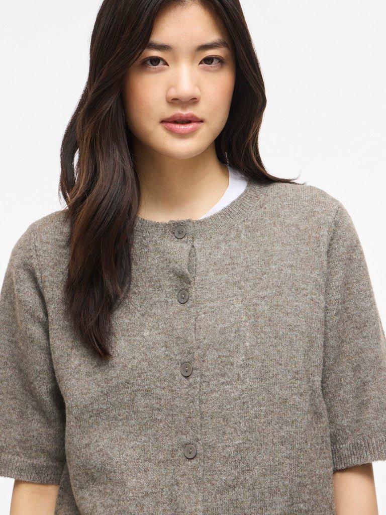 Viliga 2/4 O-Neck Knit Cardigan Noos - Falcon van Vila – Cardigans voor dames | Meisjes Brugge