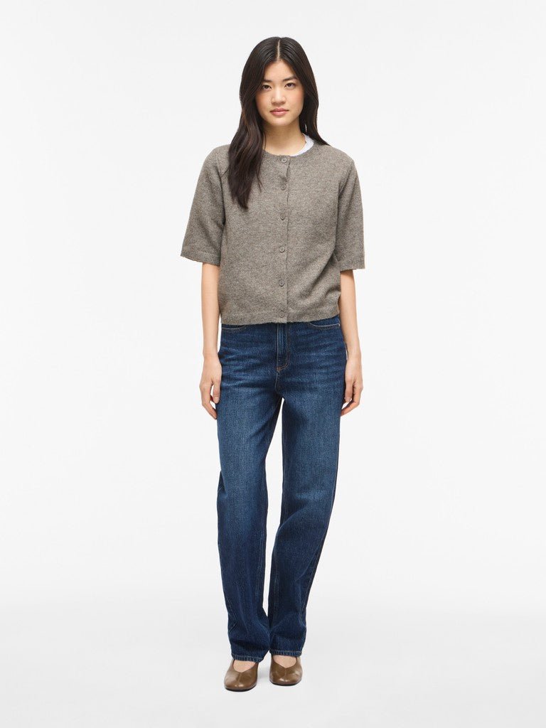 Viliga 2/4 O-Neck Knit Cardigan Noos - Falcon van Vila – Cardigans voor dames | Meisjes Brugge