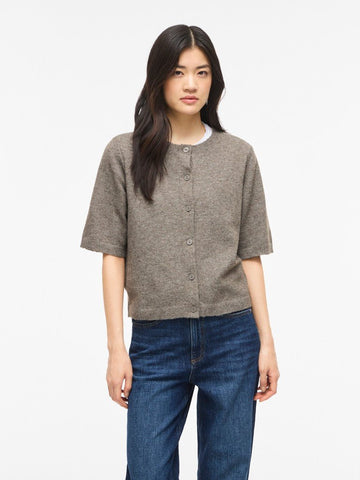 Viliga 2/4 O-Neck Knit Cardigan Noos - Falcon van Vila – Cardigans voor dames | Meisjes Brugge