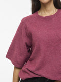 Viliga 2/4 O - Neck Knit Top Noos - koop Pulls van Vila bij Meisjes Brugge