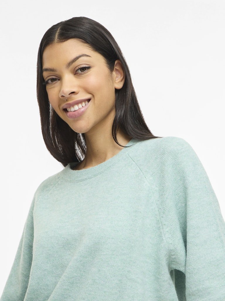 Viliga 2/4 O-Neck Knit Top Noos van Vila – Pulls voor dames | Meisjes Brugge