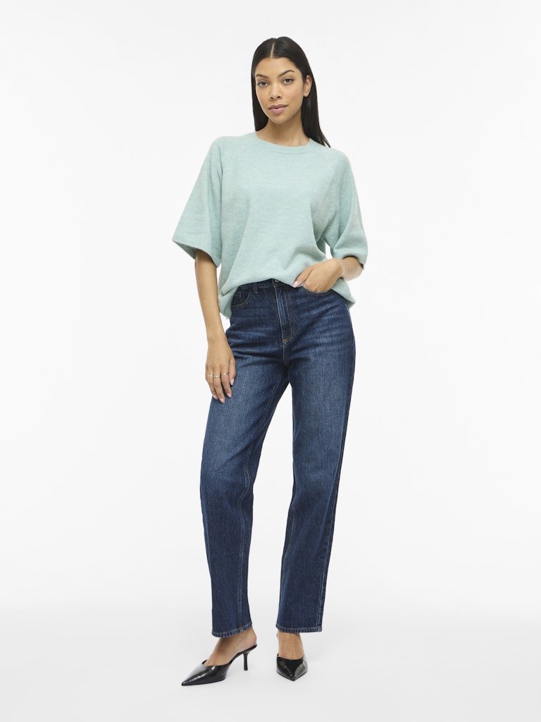 Viliga 2/4 O-Neck Knit Top Noos van Vila – Pulls voor dames | Meisjes Brugge