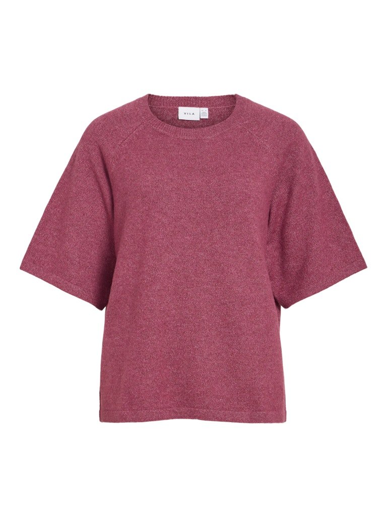Viliga 2/4 O-Neck Knit Top Noos van Vila – Pulls voor dames | Meisjes Brugge