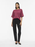 Viliga 2/4 O - Neck Knit Top Noos - koop Pulls van Vila bij Meisjes Brugge