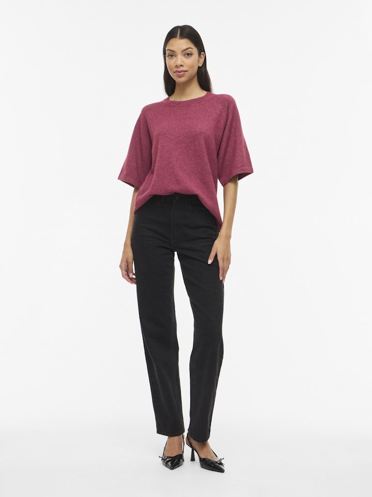Viliga 2/4 O-Neck Knit Top Noos van Vila – Pulls voor dames | Meisjes Brugge