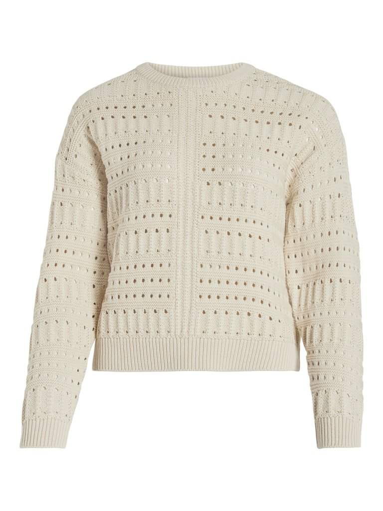 Pulls Vilisette L/S O-Neck Knit Top van Vila