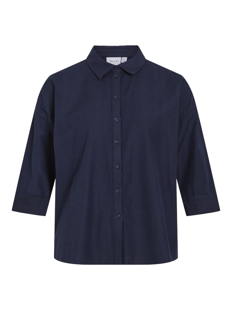 Vilorena 3/4 Oversize Shirt van Vila – Shirts voor dames | Meisjes Brugge
