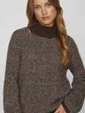 Vilory High Neck L/S Knit Top - Noos – Pulls voor dames in kleur | Meisjes