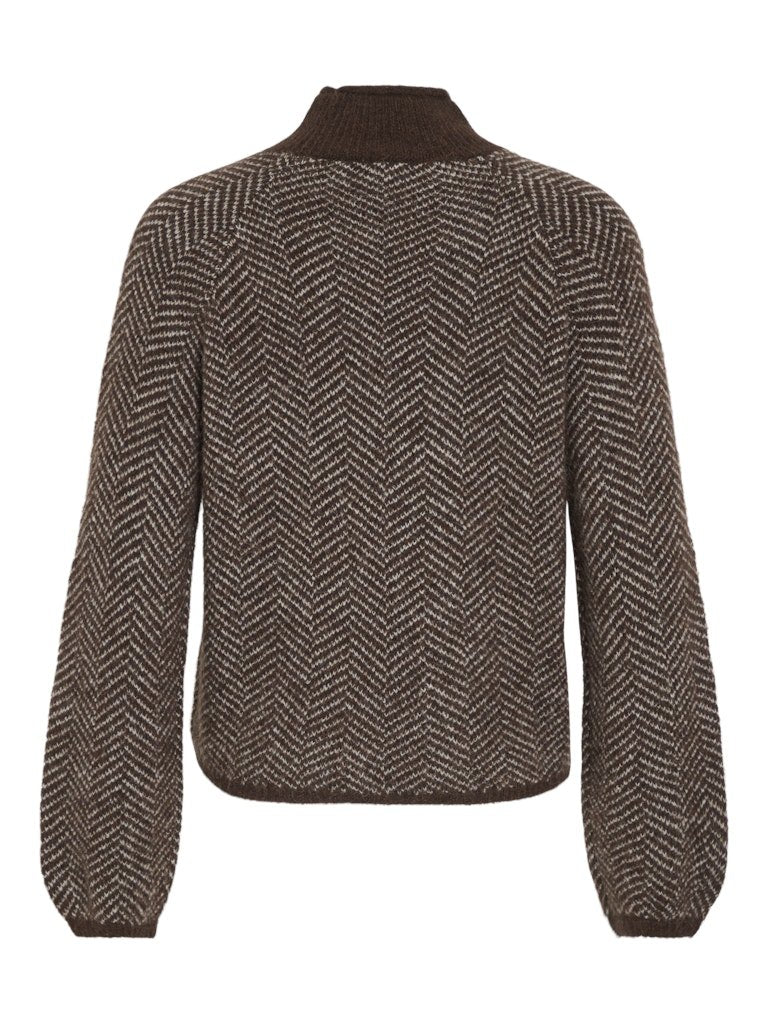 Vilory High Neck L/S Knit Top - Noos – Pulls voor dames in kleur | Meisjes