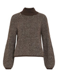 Vilory High Neck L/S Knit Top - Noos – Pulls voor dames in kleur | Meisjes