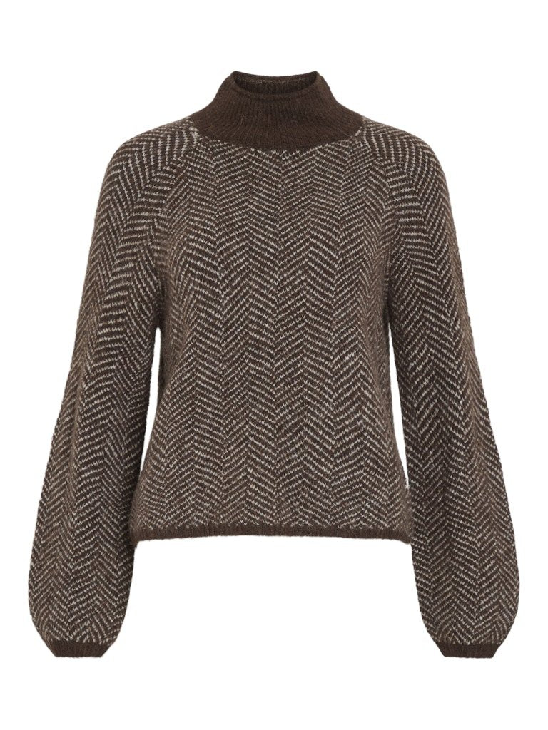 Vilory High Neck L/S Knit Top - Noos – Pulls voor dames in kleur | Meisjes