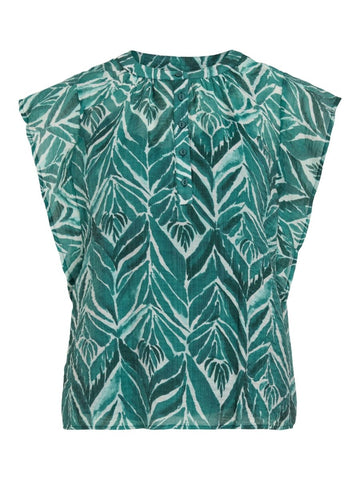 Atlantic deep Tops - Vilyria Lya O-Neck Sl Top van Vila