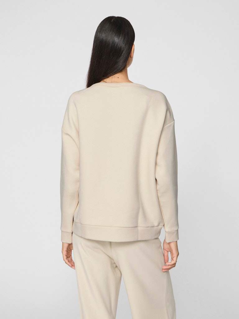 Vimaldea Emb O-Neck L/S Top van Vila – Pulls voor dames | Meisjes Brugge