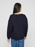 Vimaldea Emb O - Neck L/S Top - koop Pulls van Vila bij Meisjes Brugge
