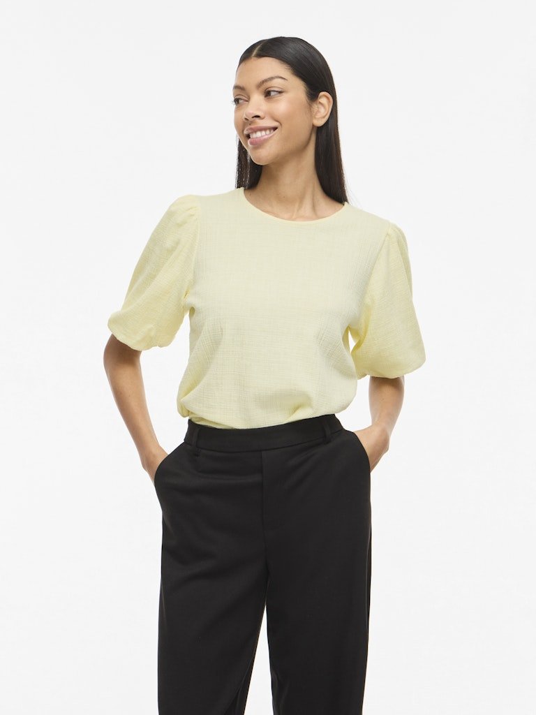 Vimalora O-Neck 2/4 Top van Vila – Tops voor dames | Meisjes Brugge